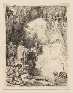 Lázár feltámasztása: Kistányér alkotó: Rembrandt van Rijn