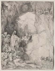 Lázár feltámasztása: Kistányér alkotó: Rembrandt van Rijn