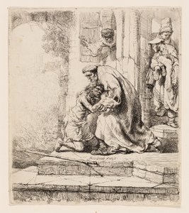 A tékozló fiú visszatérése alkotó: Rembrandt van Rijn