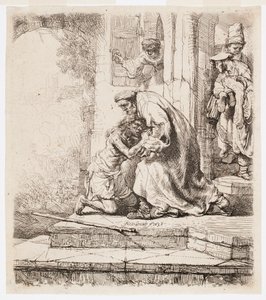 A tékozló fiú visszatérése alkotó: Rembrandt van Rijn