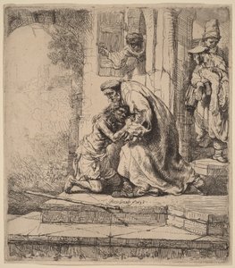 A tékozló fiú visszatérése alkotó: Rembrandt van Rijn