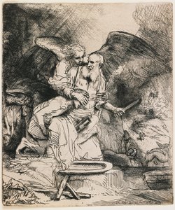 Izsák feláldozása alkotó: Rembrandt van Rijn