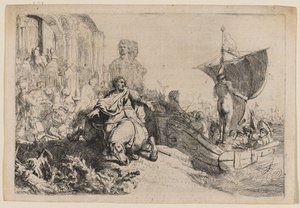 A szerencse hajója alkotó: Rembrandt van Rijn