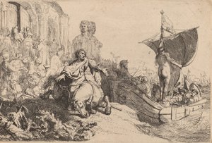 A szerencsehajó, 1633. alkotó: Rembrandt van Rijn