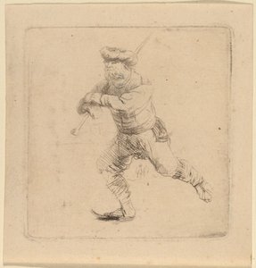 A Korcsolyázó alkotó: Rembrandt van Rijn
