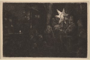 A királyok csillaga: Egy éjszakai darab alkotó: Rembrandt van Rijn