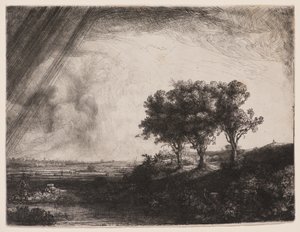 A három fa alkotó: Rembrandt van Rijn