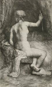 A nő a nyíllal, 1661 alkotó: Rembrandt van Rijn