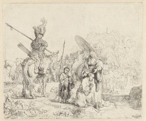 Az Eunuch megkeresztelkedése alkotó: Rembrandt van Rijn