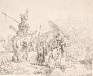 A eunuch keresztelése alkotó: Rembrandt van Rijn