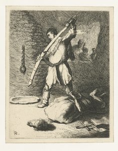 Keresztelő Szent János lefejezése alkotó: Rembrandt van Rijn