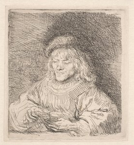 A kártyajátékos alkotó: Rembrandt van Rijn