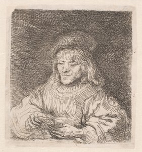 A kártyajátékos alkotó: Rembrandt van Rijn