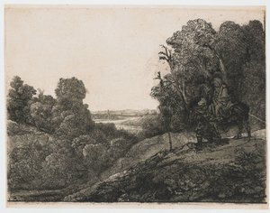 Repülés Egyiptomba: megváltoztatott lemez Segherstől alkotó: Rembrandt van Rijn