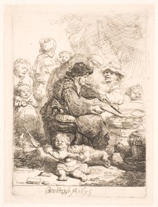 A palacsinta nő alkotó: Rembrandt van Rijn