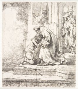 A tékozló fiú visszatérése alkotó: Rembrandt van Rijn