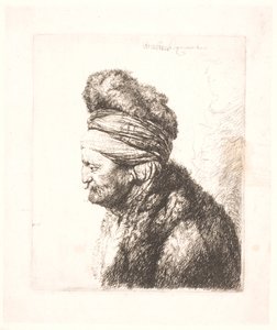 A második keleti fej (Rembrandt apja?) alkotó: Rembrandt van Rijn