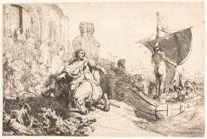 A Szerencse hajója alkotó: Rembrandt van Rijn