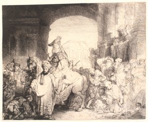 Márdokeus diadala alkotó: Rembrandt van Rijn