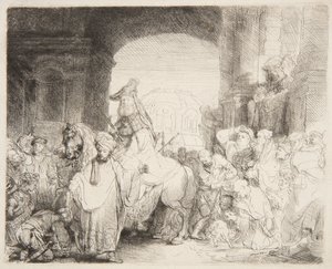 Márdokeus diadala alkotó: Rembrandt van Rijn