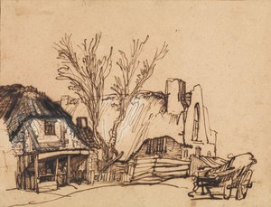 Két nyaraló, kb. 1636. alkotó: Rembrandt van Rijn