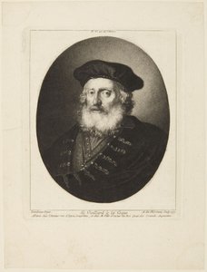Idős férfi barettel alkotó: Rembrandt van Rijn
