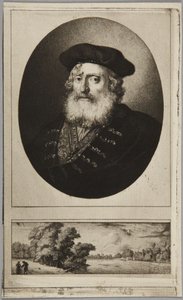 Öregember sapkában alkotó: Rembrandt van Rijn