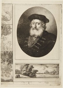Öregember sapkában alkotó: Rembrandt van Rijn
