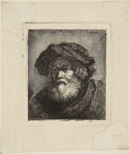 Öregember sapkában alkotó: Rembrandt van Rijn