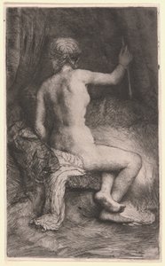Nő a nyíllal alkotó: Rembrandt van Rijn