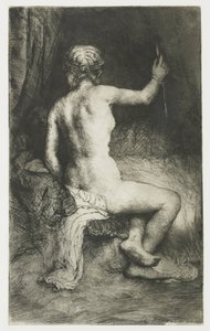Nő a nyíllal alkotó: Rembrandt van Rijn