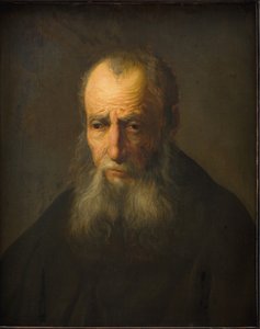 Egy öregember mellszobra alkotó: Rembrandts skole