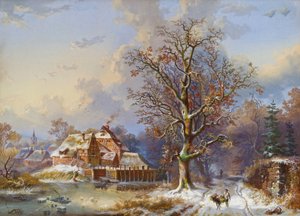 Falu télen alkotó: Remigius Adrianus Haanen