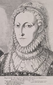 I. Erzsébet királynő (1533-1603), 1572-75 körül alkotó: Remigius Hogenbergh
