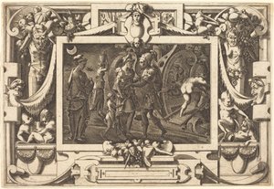 Medea elindul Jasonnal alkotó: René Boyvin after Leonard Thiry