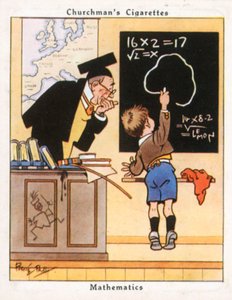 Matematika (színes litográfia)