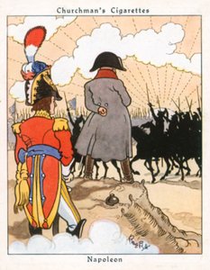 Napóleon (színes litográfia) alkotó: René Bull