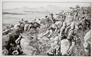 Ladysmith megkönnyebbülése – Az utolsó rohanás a Hlangwane-dombon alkotó: René Bull