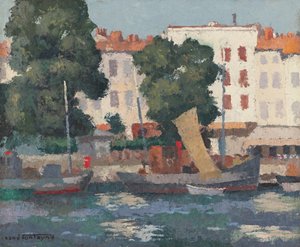 Le Quai des Dames (olaj hessian)