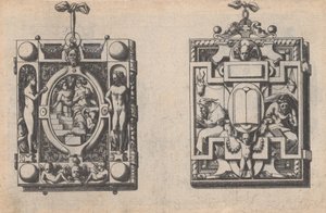 Ékszer- és bizsutervezés, kb. 1600-1645. alkotó: Rene Boyvin