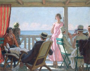 Au Bord de la Manche (olaj, vászon)