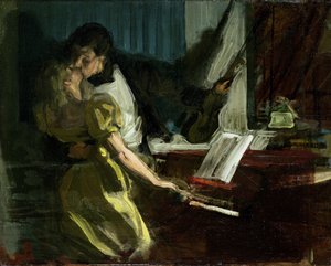 Tanulmány a „The Kreutzer-szonátához”, 1901 körül (olaj, vászon)