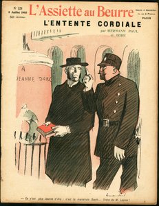 „” L’Plate au beurre” borítója, 223. szám, Szatirikus színekben alkotó: Rene George Hermann Paul