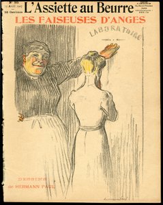„” L’Plate au beurre” borítója, 315. szám, Szatirikus színekben alkotó: Rene George Hermann Paul