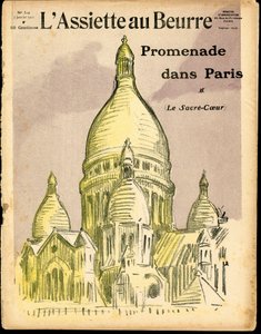 A „” L’Plate au beurre” borítója, 510. szám, Szatirikus színekben alkotó: Rene George Hermann Paul
