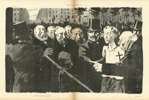 Hermann-Paul (1864-1940) illusztrációja a Le Canard Sauvage-ban alkotó: Rene George Hermann Paul