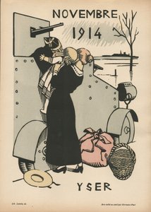 Háborús kalendárium (1. évf.? 1914. augusztus-1915. július) (színes fametszet)