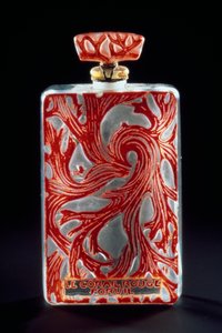 Üvegflakon a Forvil Red Coral (Le Corail Rouge) parfümhöz alkotó: Rene Jules Lalique