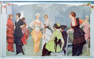 Divatbemutató a Maison Beerben, a „La Vie Heureuse”-ból, 1914. március