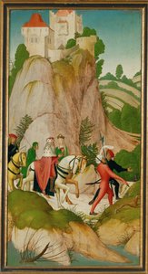 III. Leopold (1075-1136), Szent, Ausztria márkija (festmény, tábla) alkotó: Reuland the Elder Frueauf